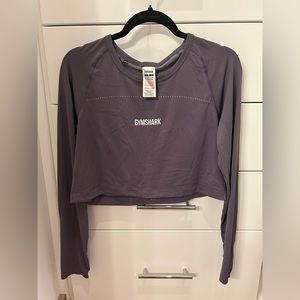 Gymshark long sleeve crop top